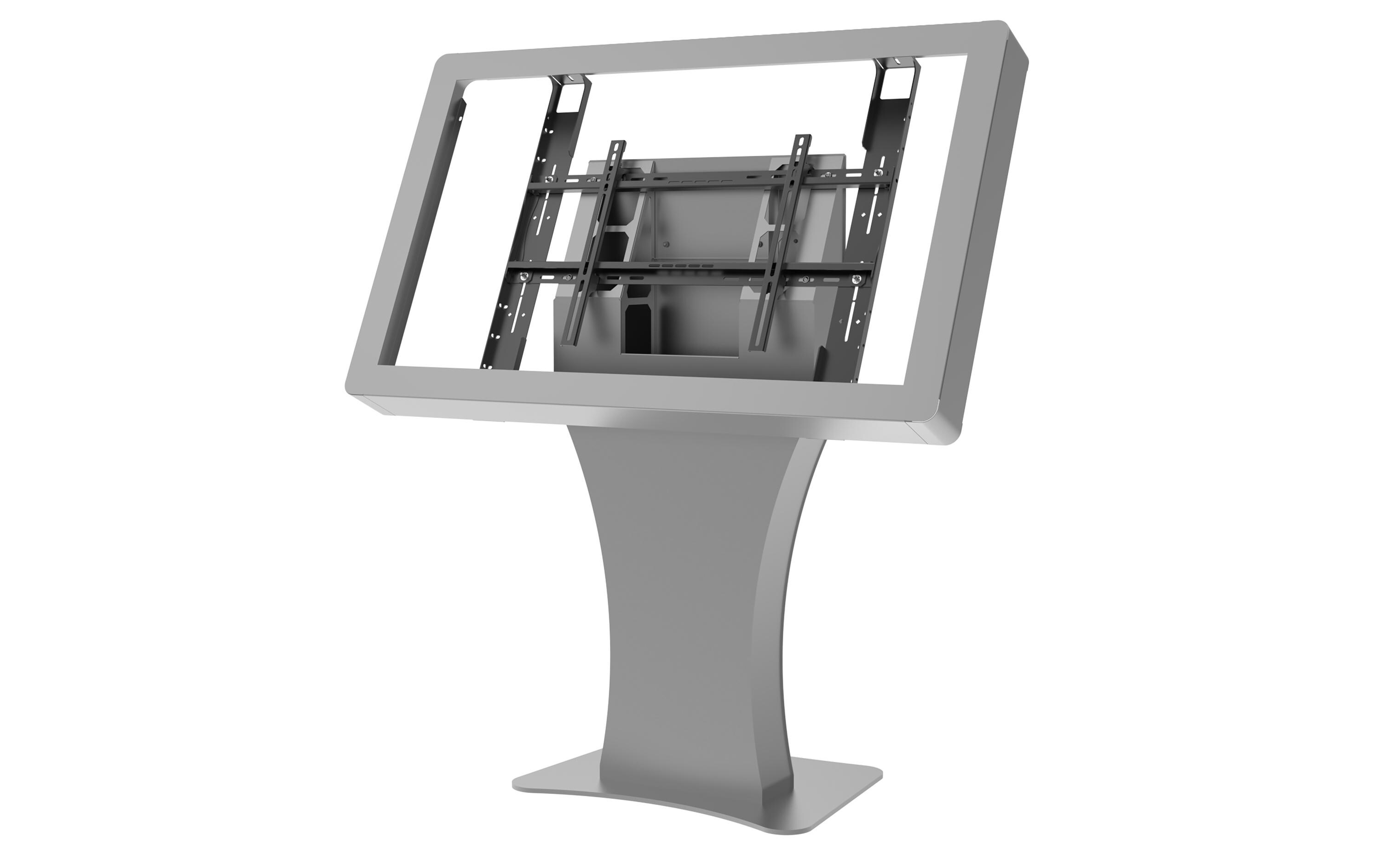 Kioskrahmen KILH555-S-EUK Silber, für 55