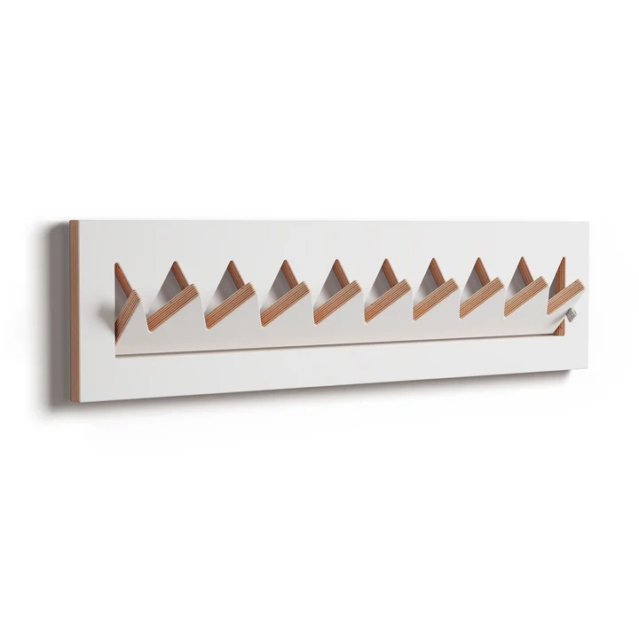 Ambivalenz - Fläpps Garderobe Crownhäng 80 x 20 cm weiss