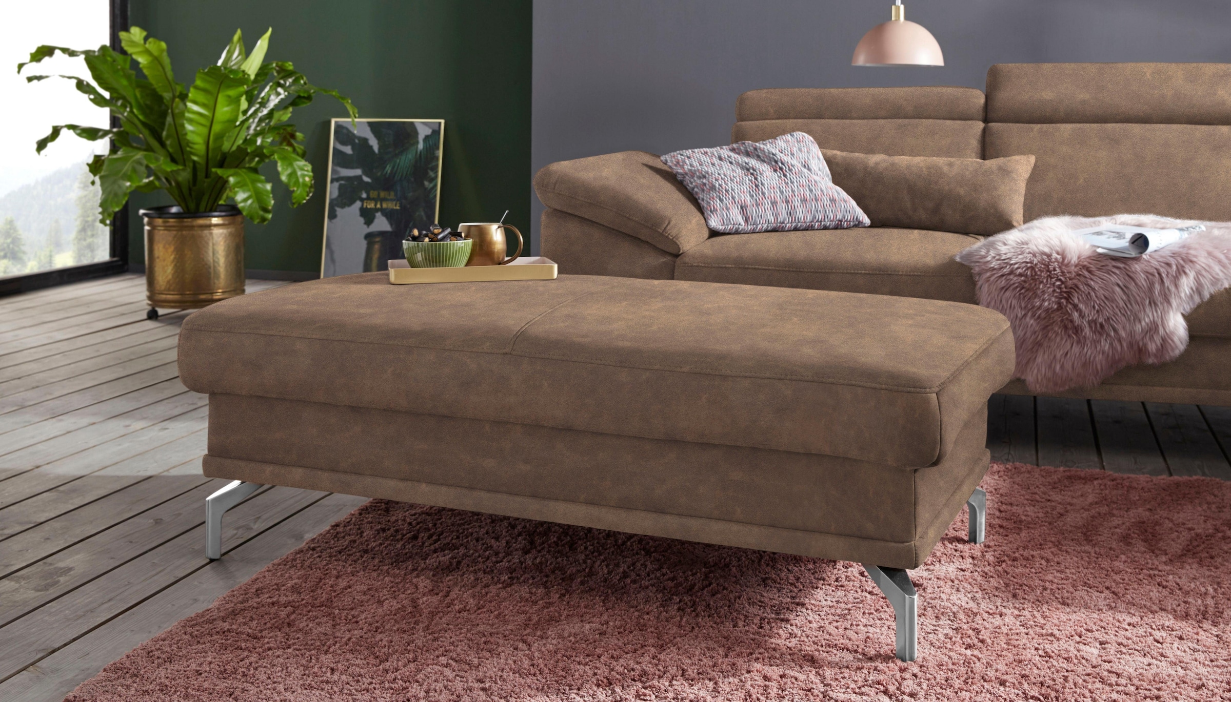 sit&more Polsterhocker »Scorpio« inklusive Federkern