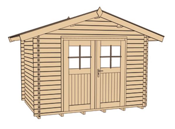 Weka Gartenhaus Premium 45
