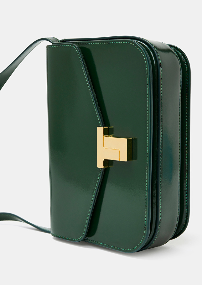 Sac 8 Bisvert émeraude en cuir