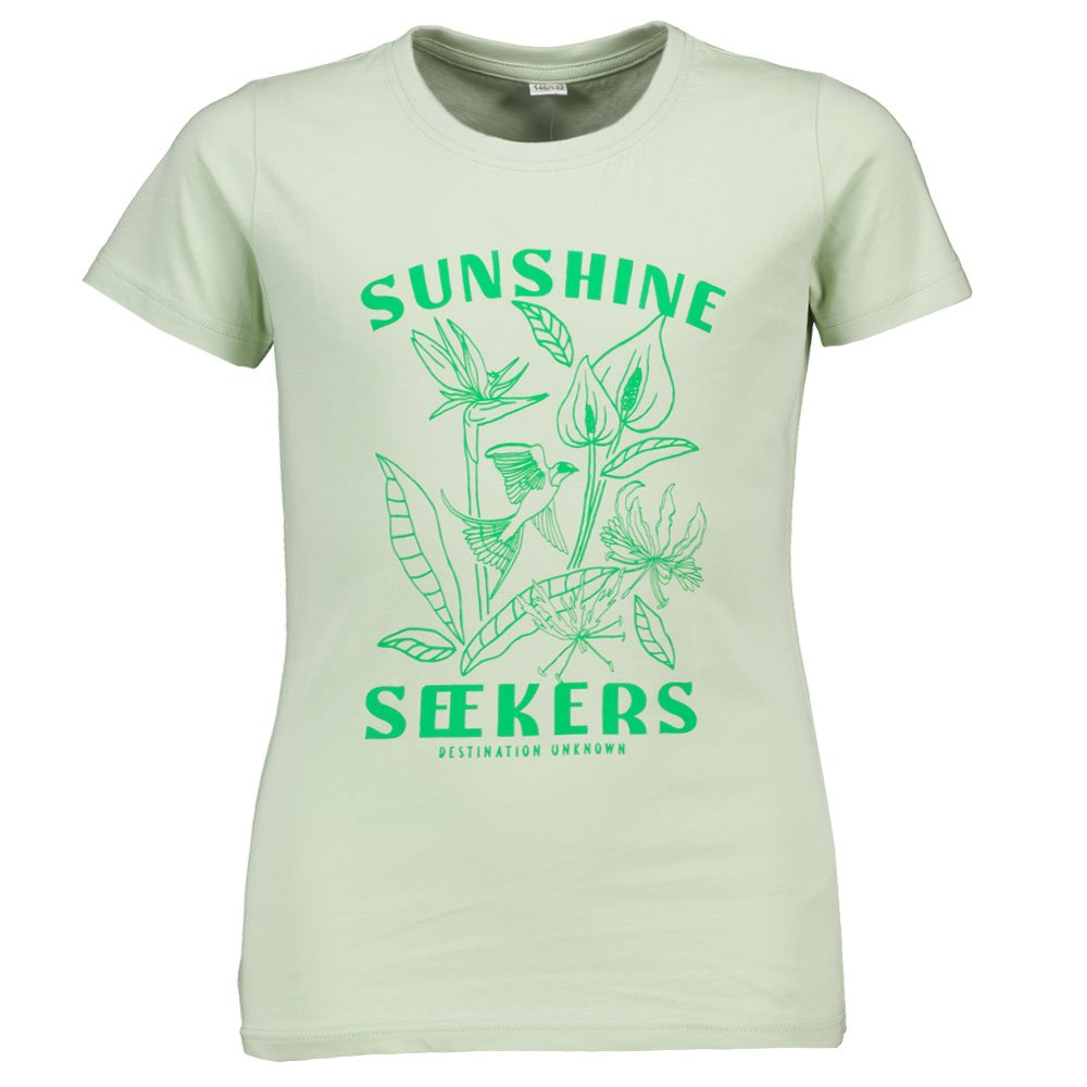 Meisjes T-shirt Korte - meerdere varianten Lichtgroen kopen? Goed en goedkoop