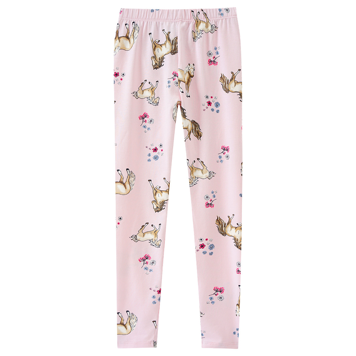 Topolino Mädchen Leggings mit Pferde-Prints rosa