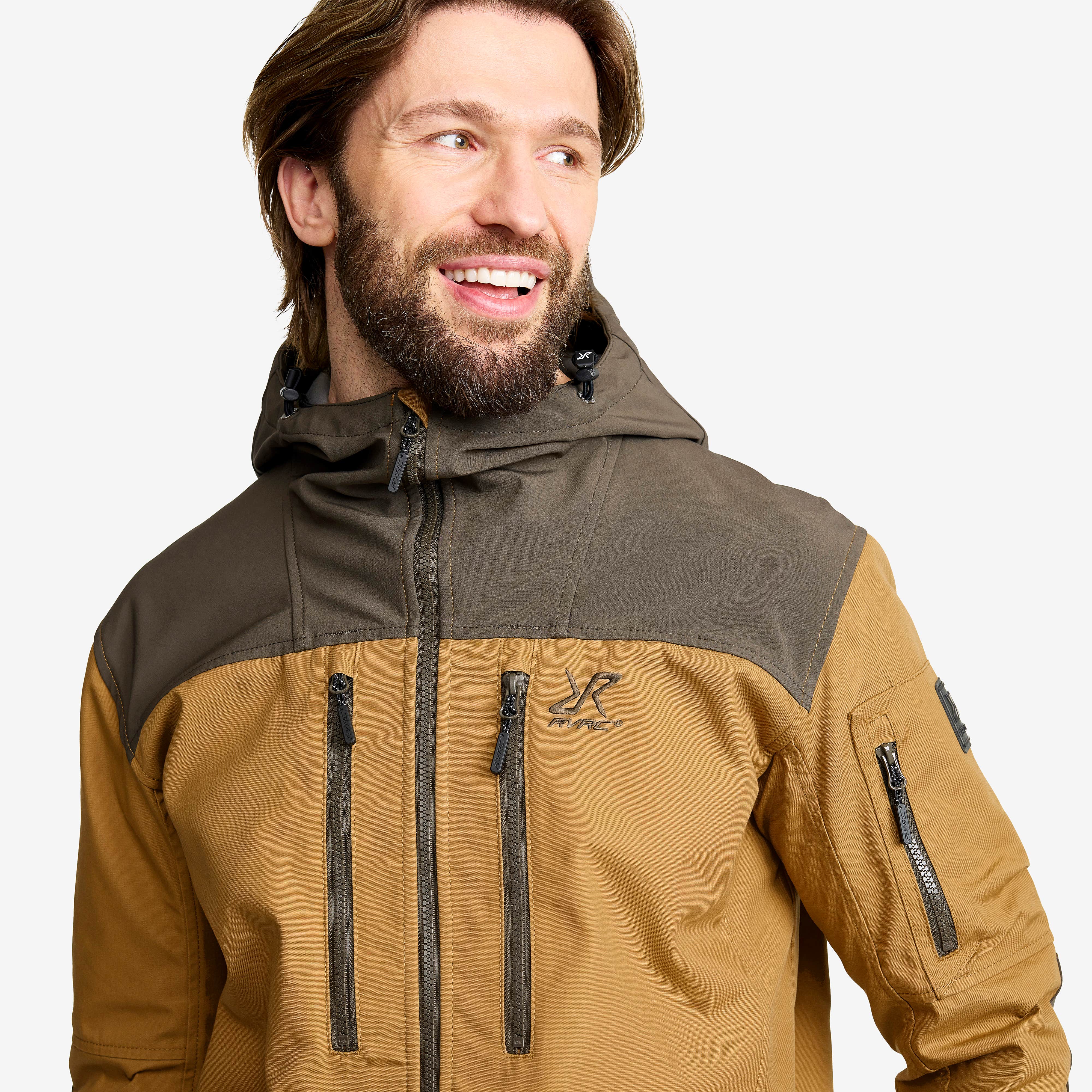 Outdoor Jacket Herre Mud/Dijon