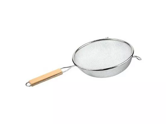 Lot de 3 Passoires Inox & Bois 