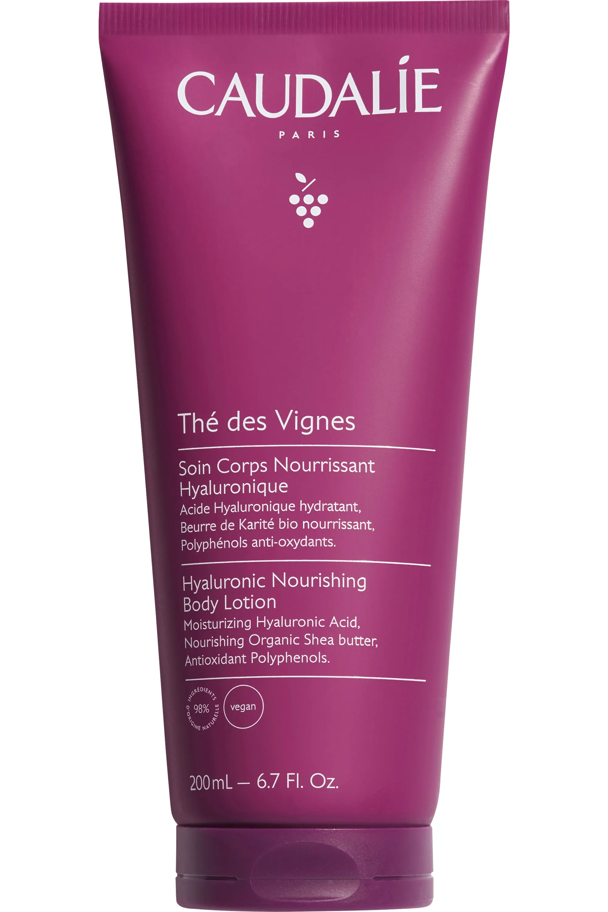 Caudalie Soin Corps Nourrissant Hyaluronique Thé des Vignes-200 ml