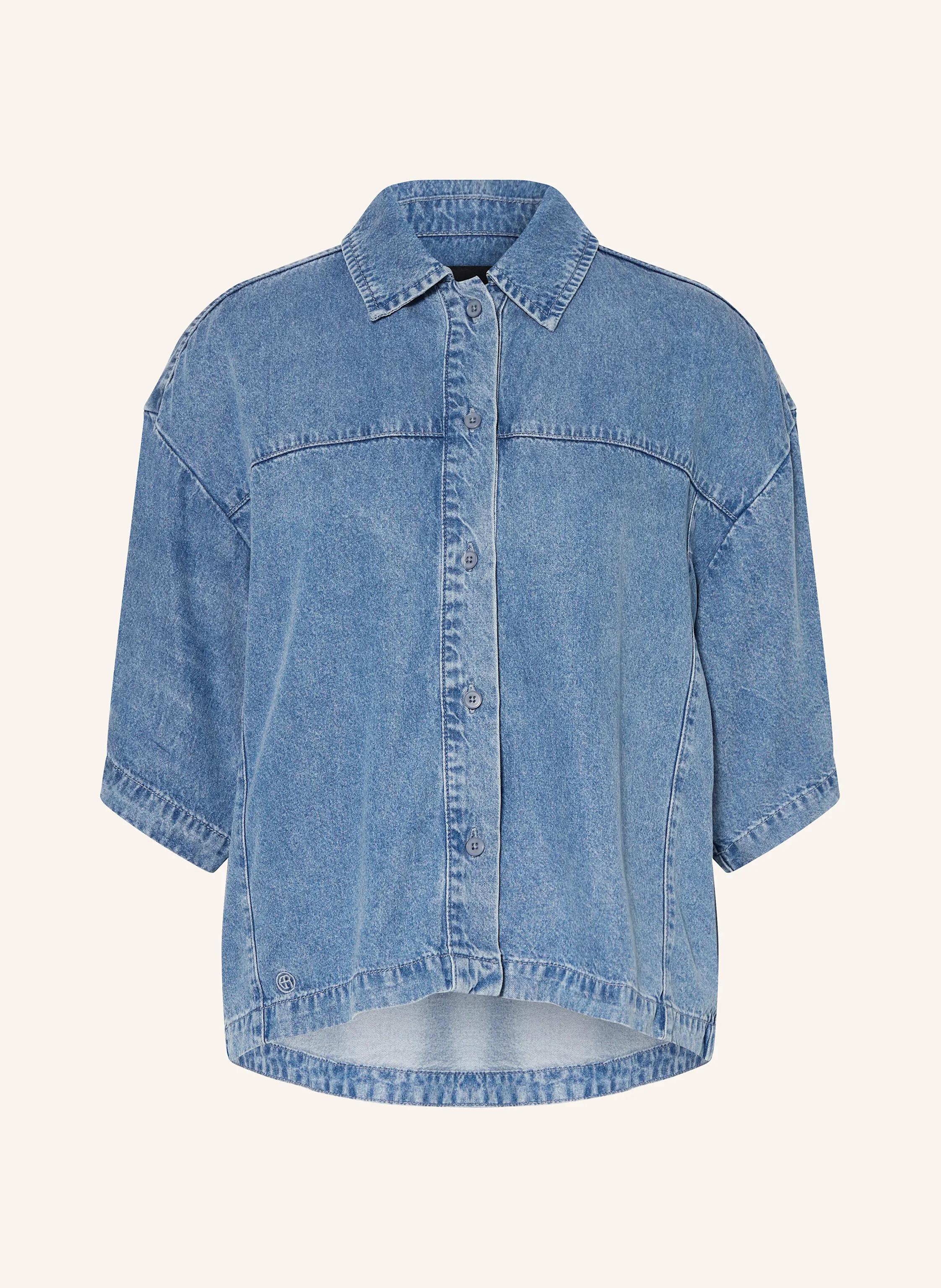ELIAS RUMELIS Hemdbluse HILLI in Jeansoptik