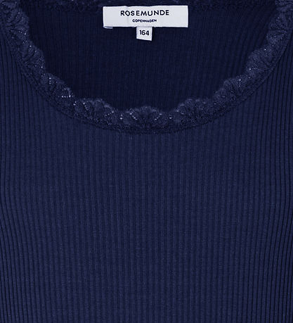 Rosemunde T-Shirt - Seide/Baumwolle - Noos - Navy