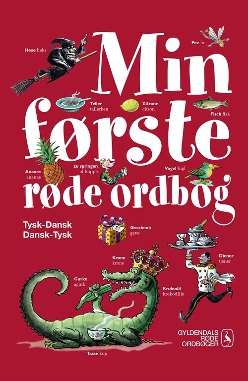 Min Første Røde Ordbog - Tysk - Gyldendal Ordbogs - Bog
