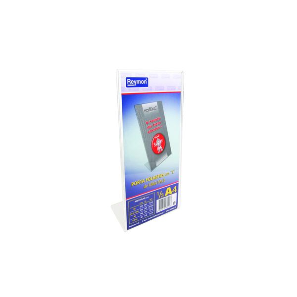 Expositor Porta-folhetos Acrlico 1/3 10cm - 66021