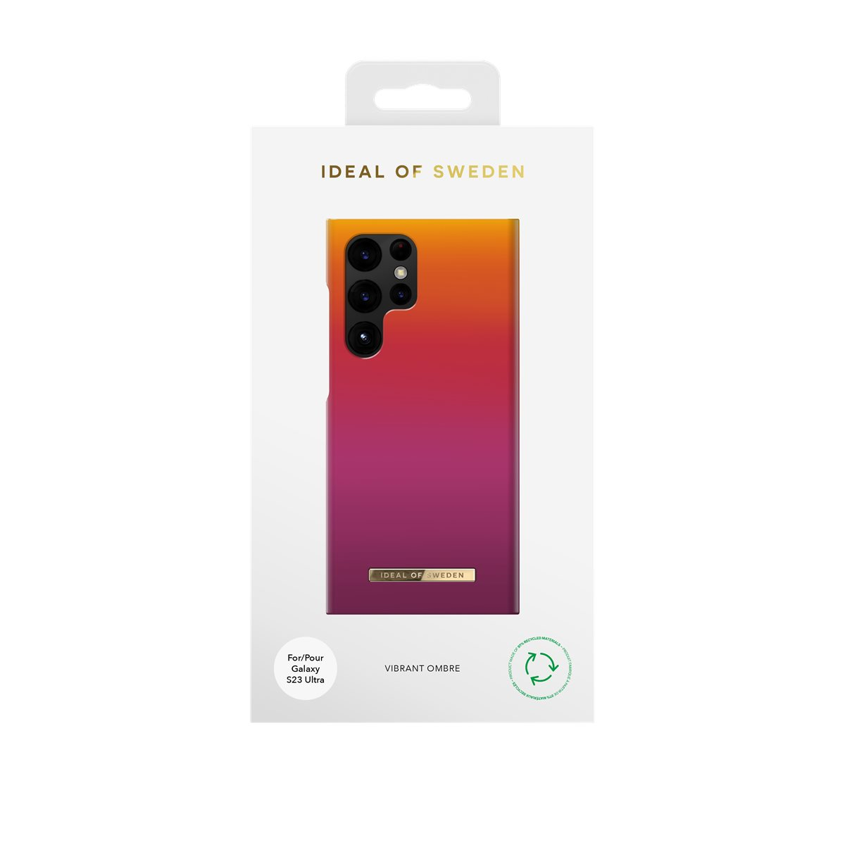 Samsung Galaxy S23 Ultra 5G Hardcase Hülle Recycled (IDFCSS23 Ultra-S23 UltraU-466) - Vibrant Ombre