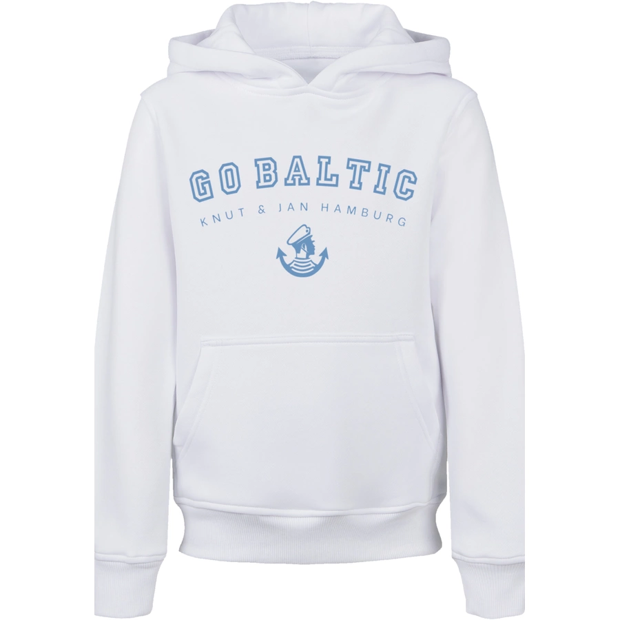 F4NT4STIC Hoodie Go Baltic Knut & Jan Hamburg weiß