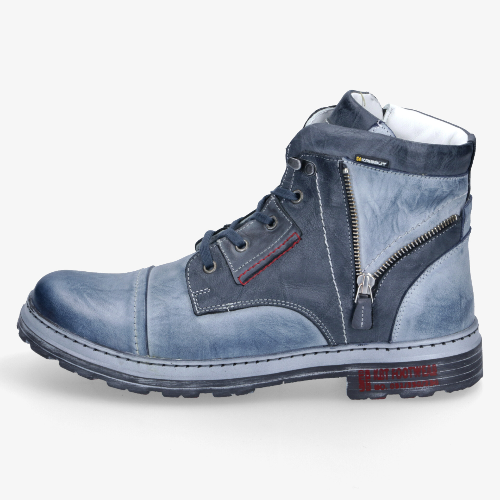 KRISBUT Herren Stiefel blau
