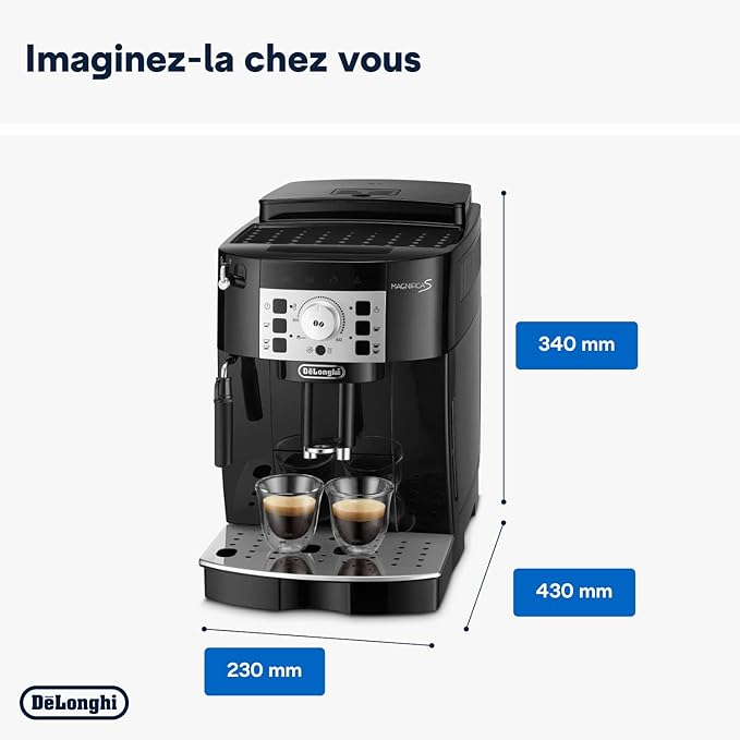 Machine à café De'Longhi Magnifica S Bean ECAM22.110.B, noir