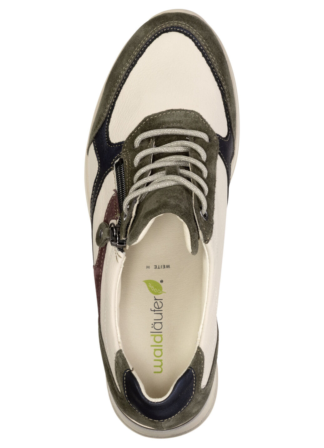 Waldläufer, trendige Damen-Sneaker, Weite H, mit herausnehmbarem Fussbett