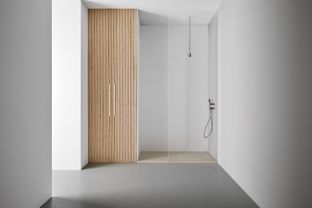 Resigres Zero douchebak 140x80cm beige composiet