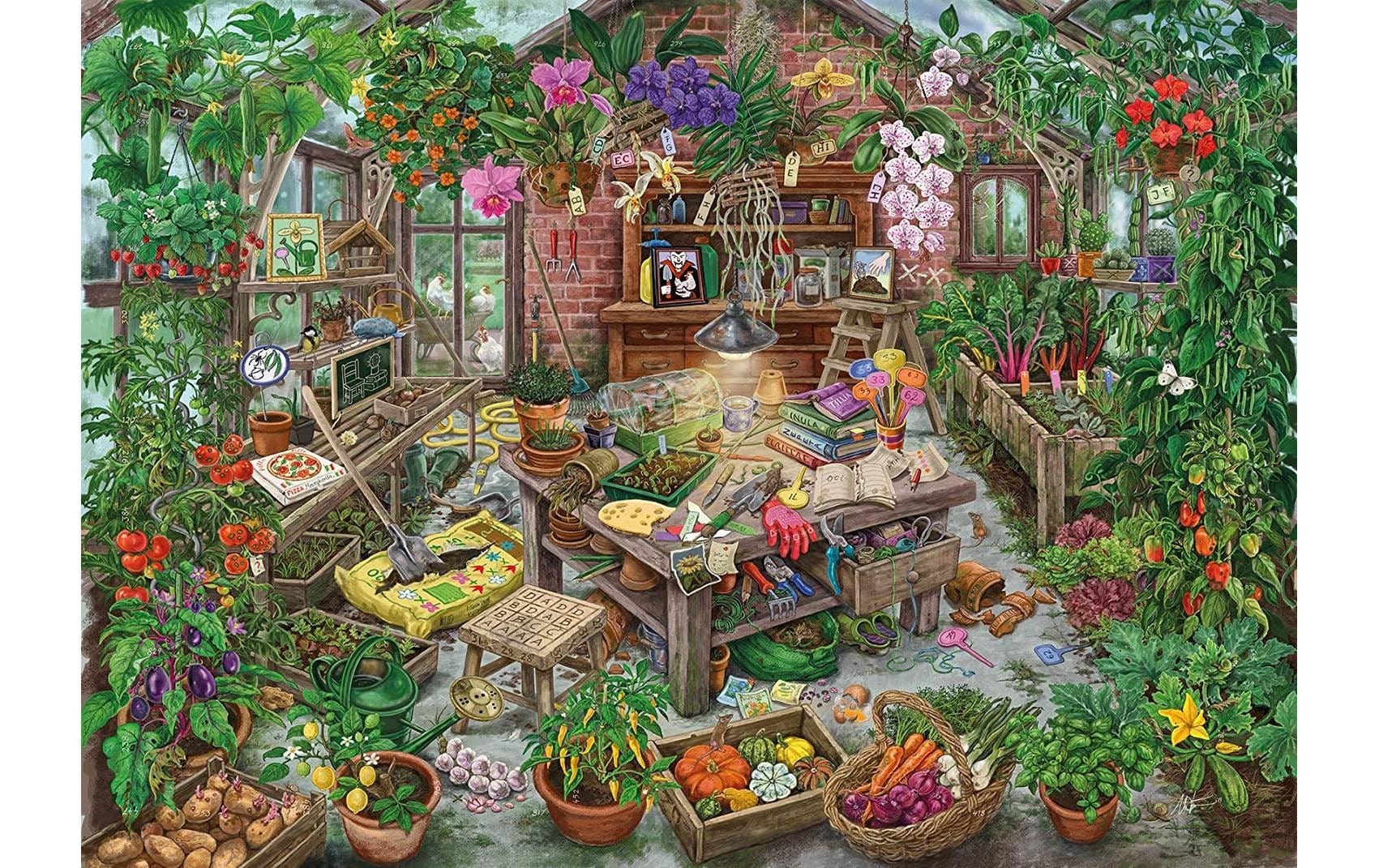 Puzzle Escape Im GewächshausRätselpuzzle