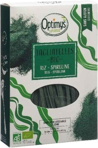 OPTIMYS Tagliatelle Spirulina Bio glutenfrei, 250 g