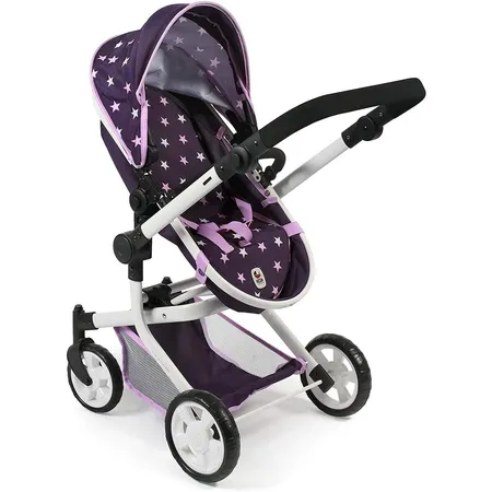 Bayer Chic Kombi-Puppenwagen Mika Star lila