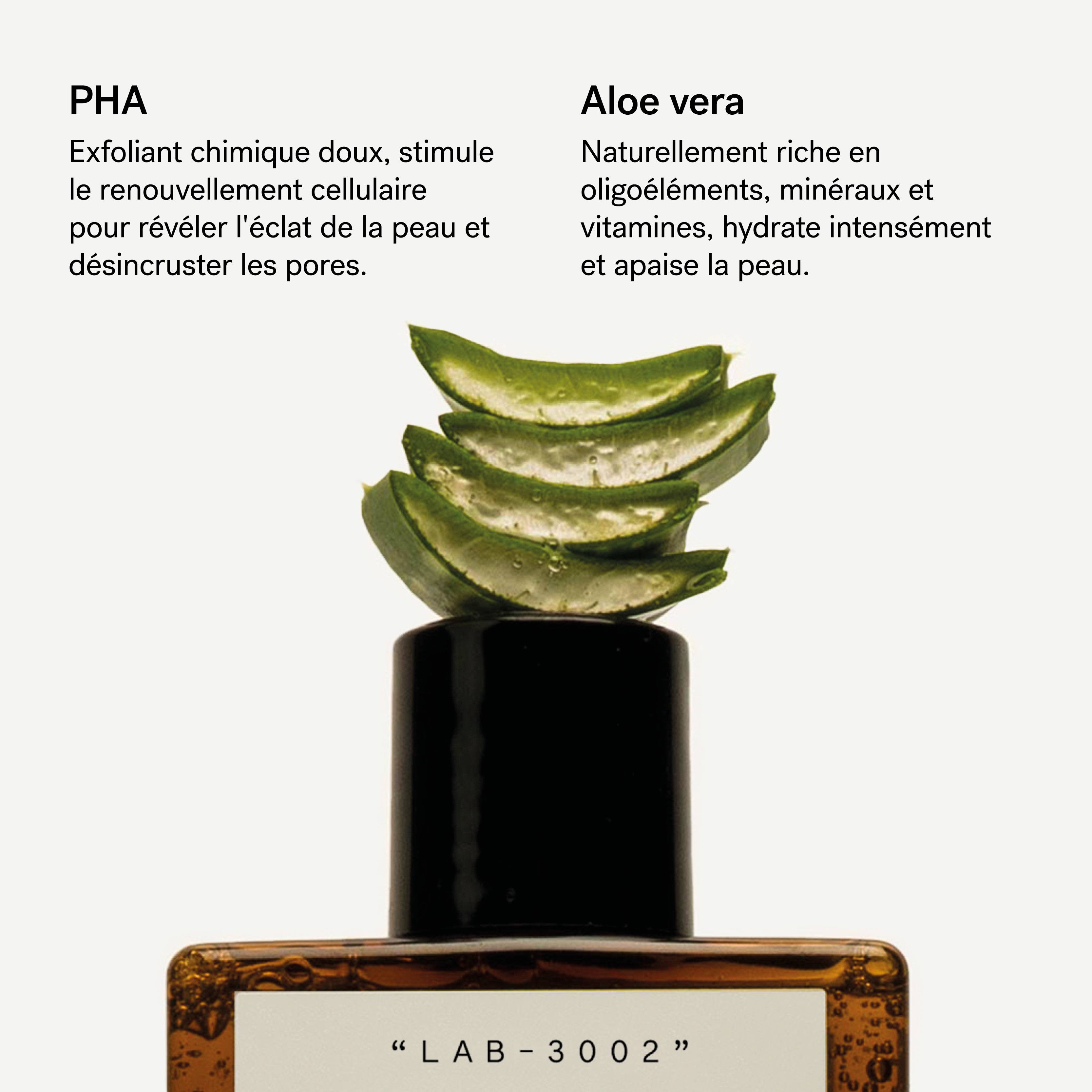 L13 - Gel nettoyant exfoliant<br>PHA 5% + aloe vera
