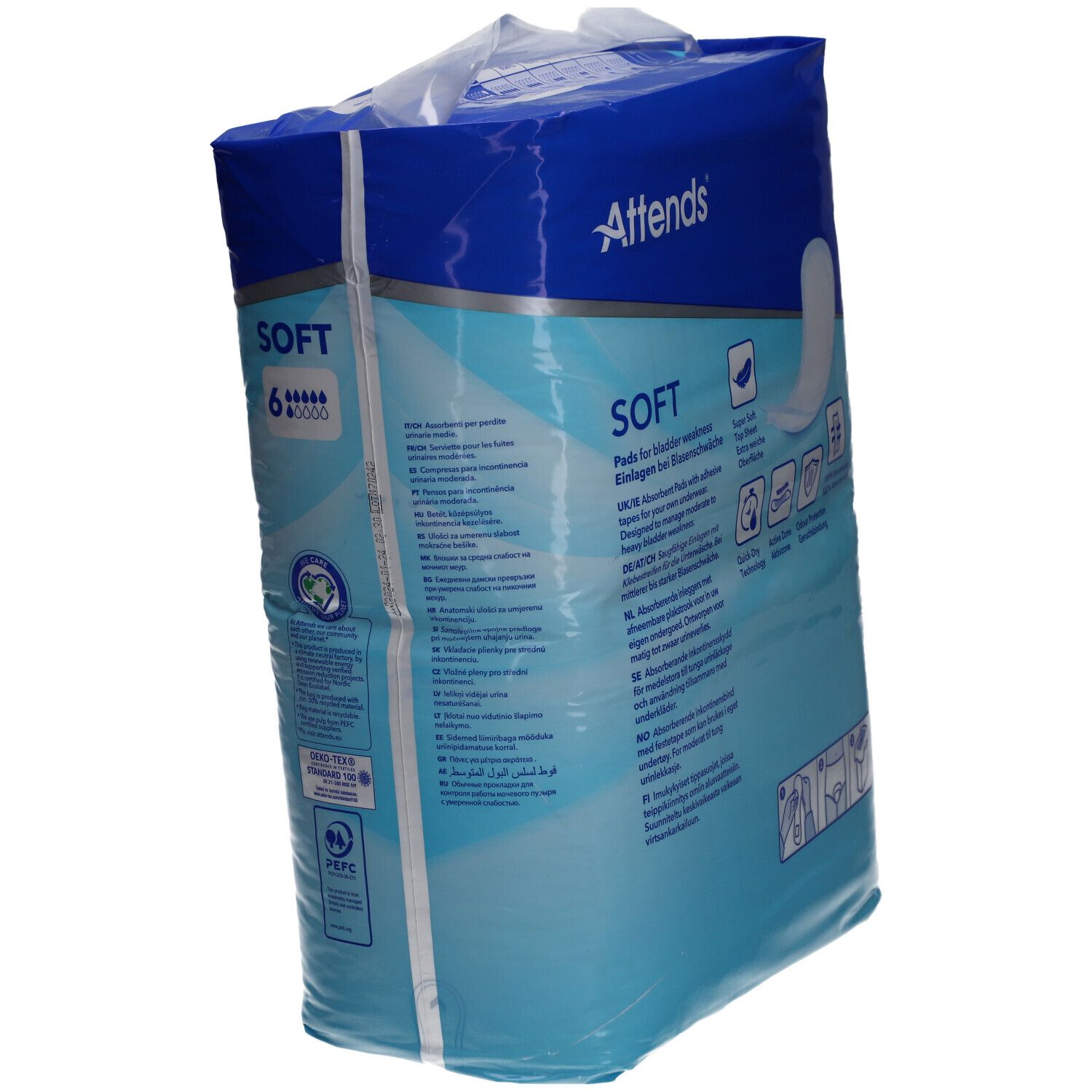 Attends® Soft 6 Einlagen