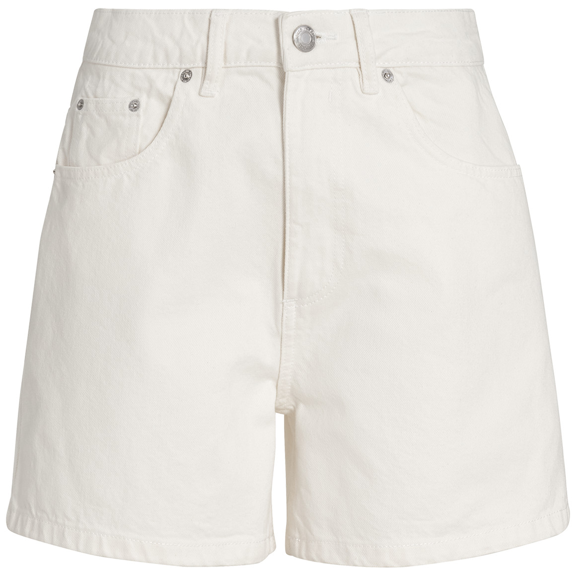 Jonas Nielsen Damen Shorts in Denim-Optik weiss