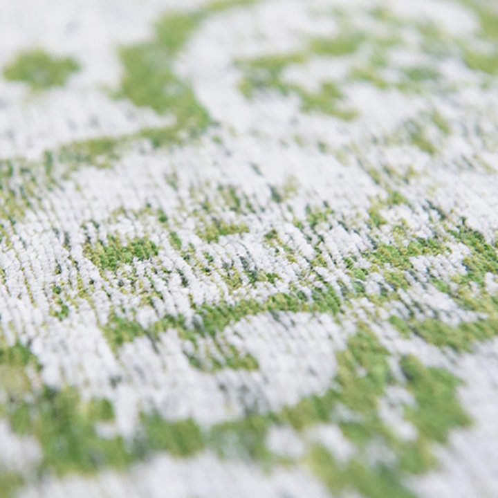 Vintage vloerkleed - Fading World Medaillon Groen