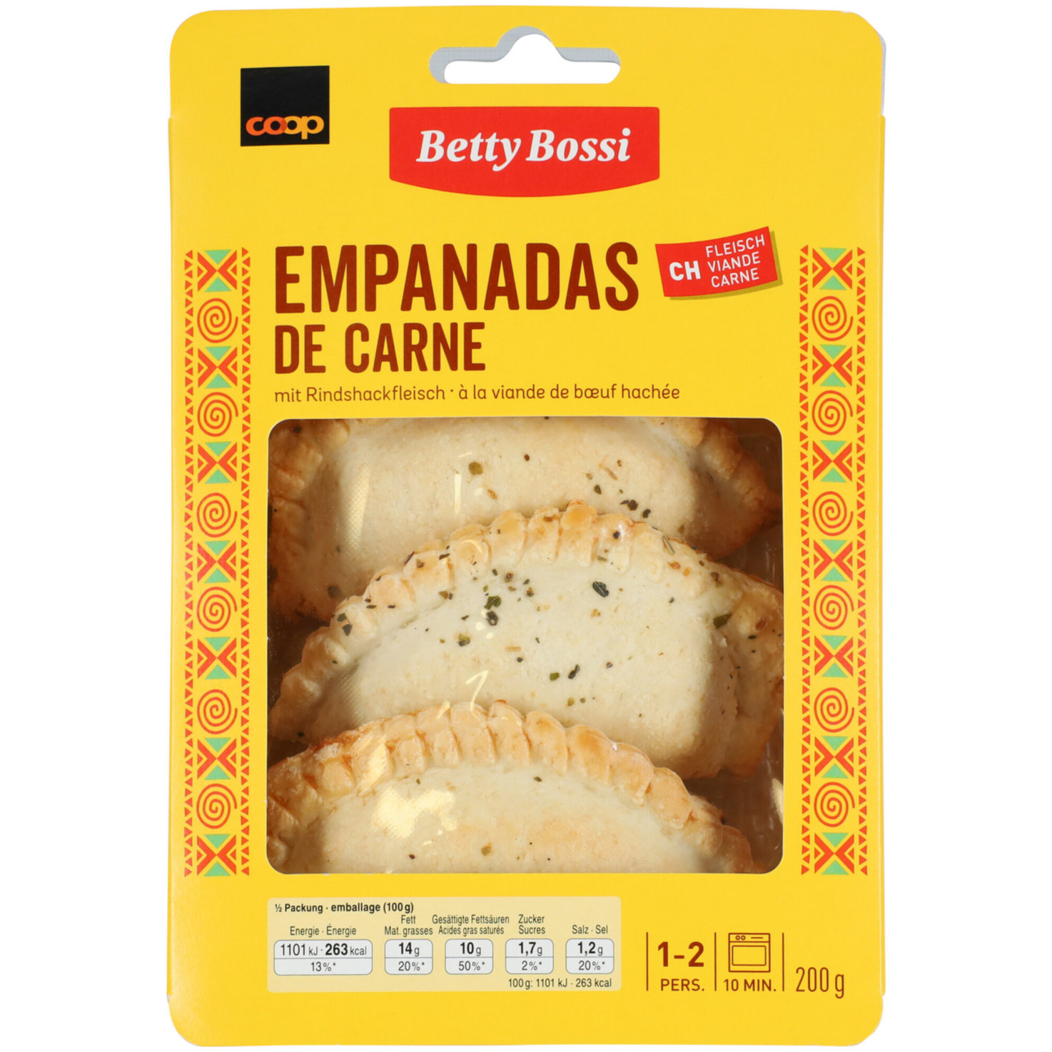Betty Bossi Empanadas de carne