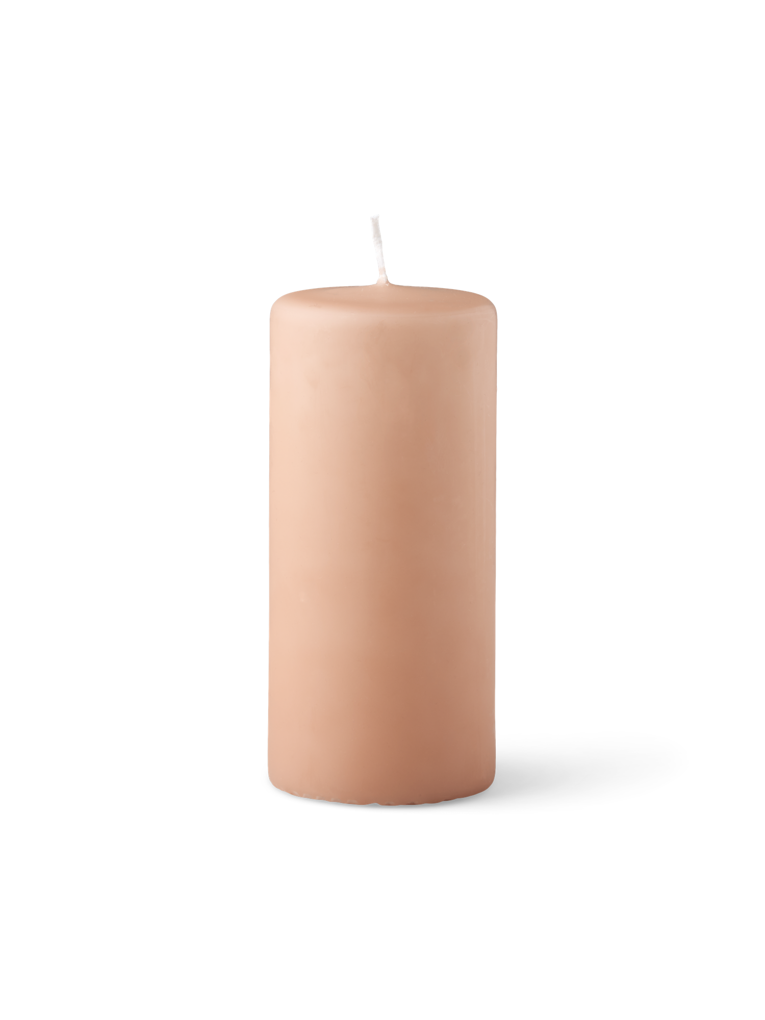Bloklys 15 cm | Paraffin. 6,7 x 15 cm. | Sand