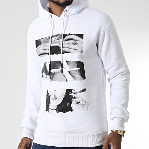 Sweat Capuche LL544 Blanc