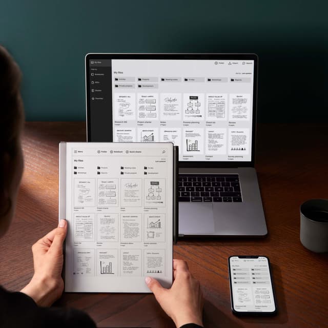reMarkable 2 E-ink tablet med Marker Plus (grå)
