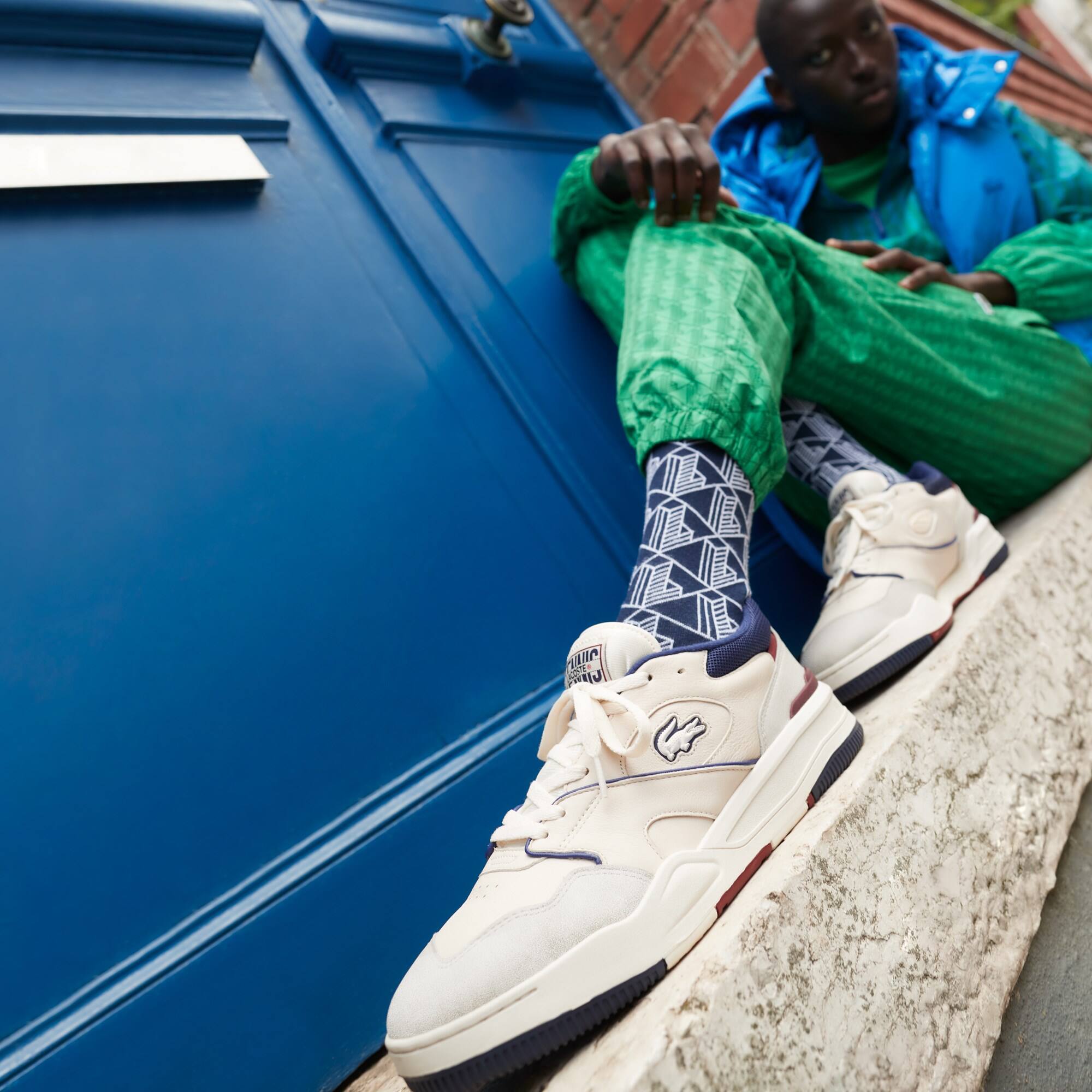Herren-Sneaker Lineshot mit Ösen Sneakers - Weiss - Lacoste - Herren