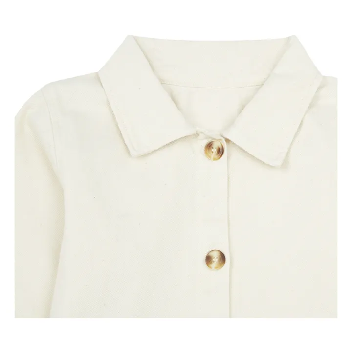Poudre Organic Veste Denim Coton Bio Mûre | Ecru