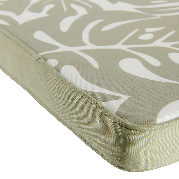 Galette de chaise GoodHome Tiga green tea 40 x 40 cm