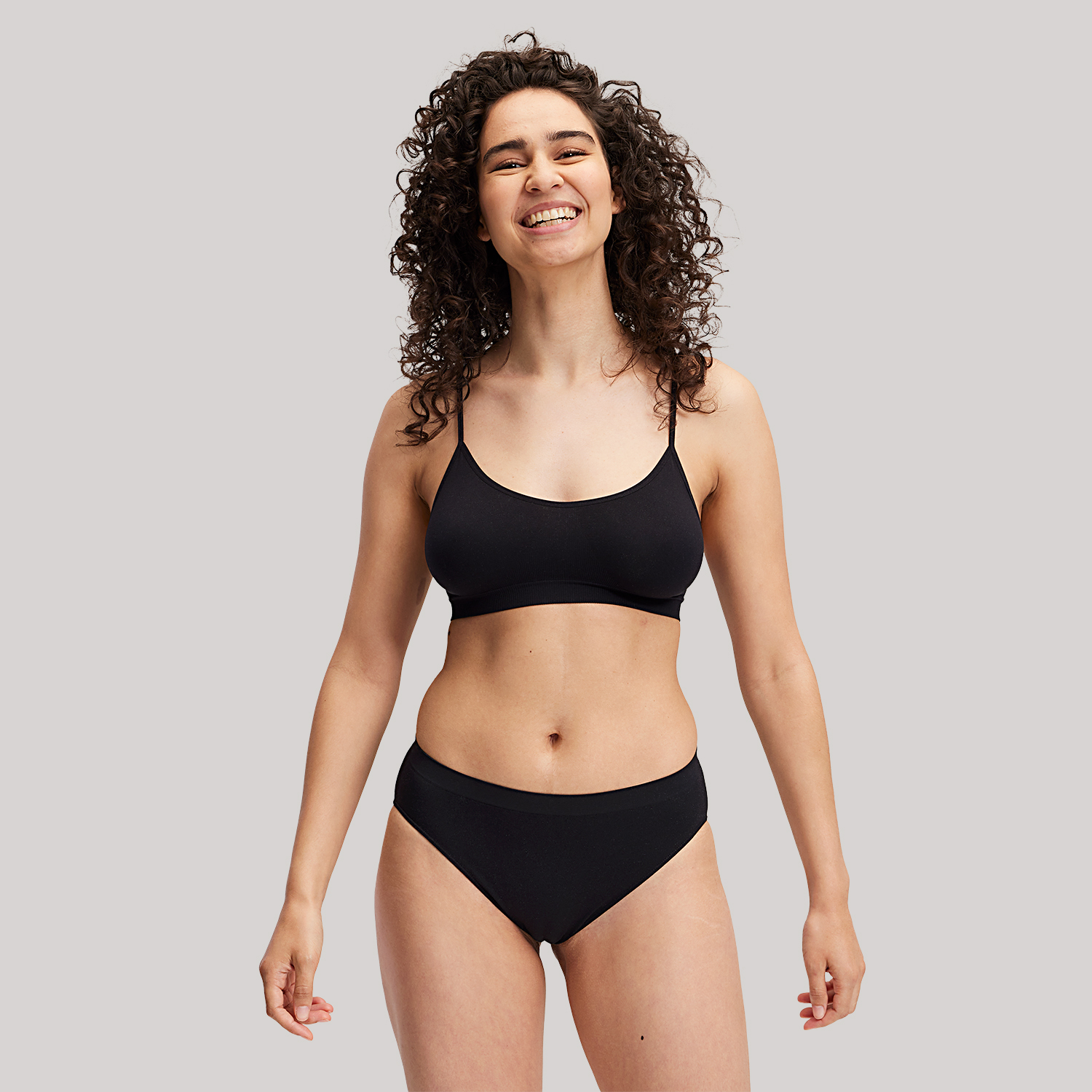 Dames naadloze top Stretch Zwart kopen? Goed en goedkoop