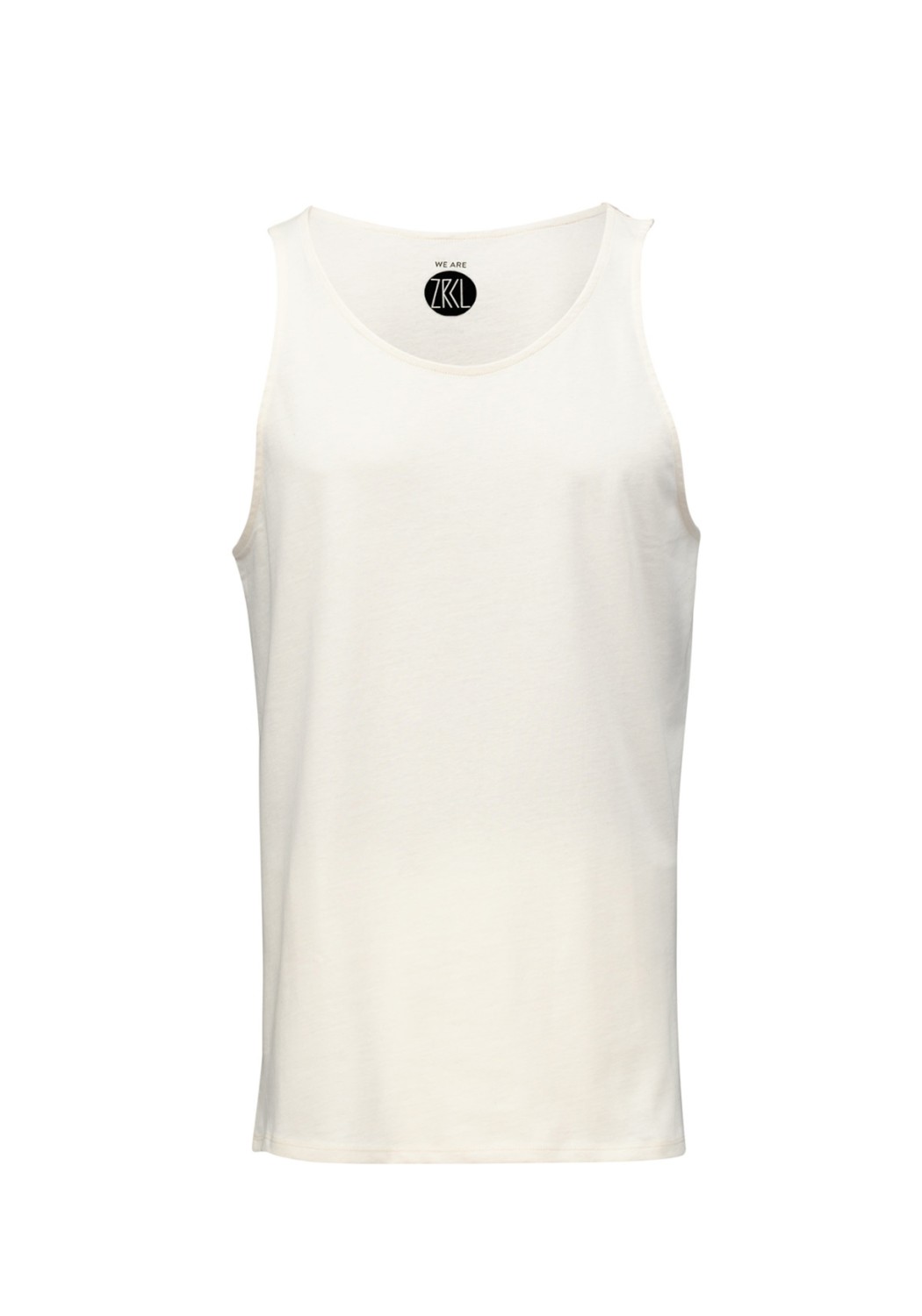 WE ARE ZRCL Herren Tank-Top Basic Natural