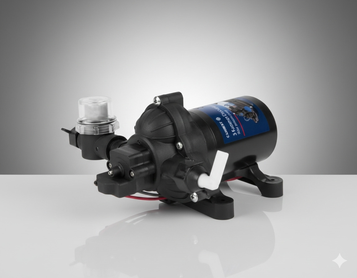 3-Kammer-Druckwasserpumpe - 7 l/min - 1,4 bar