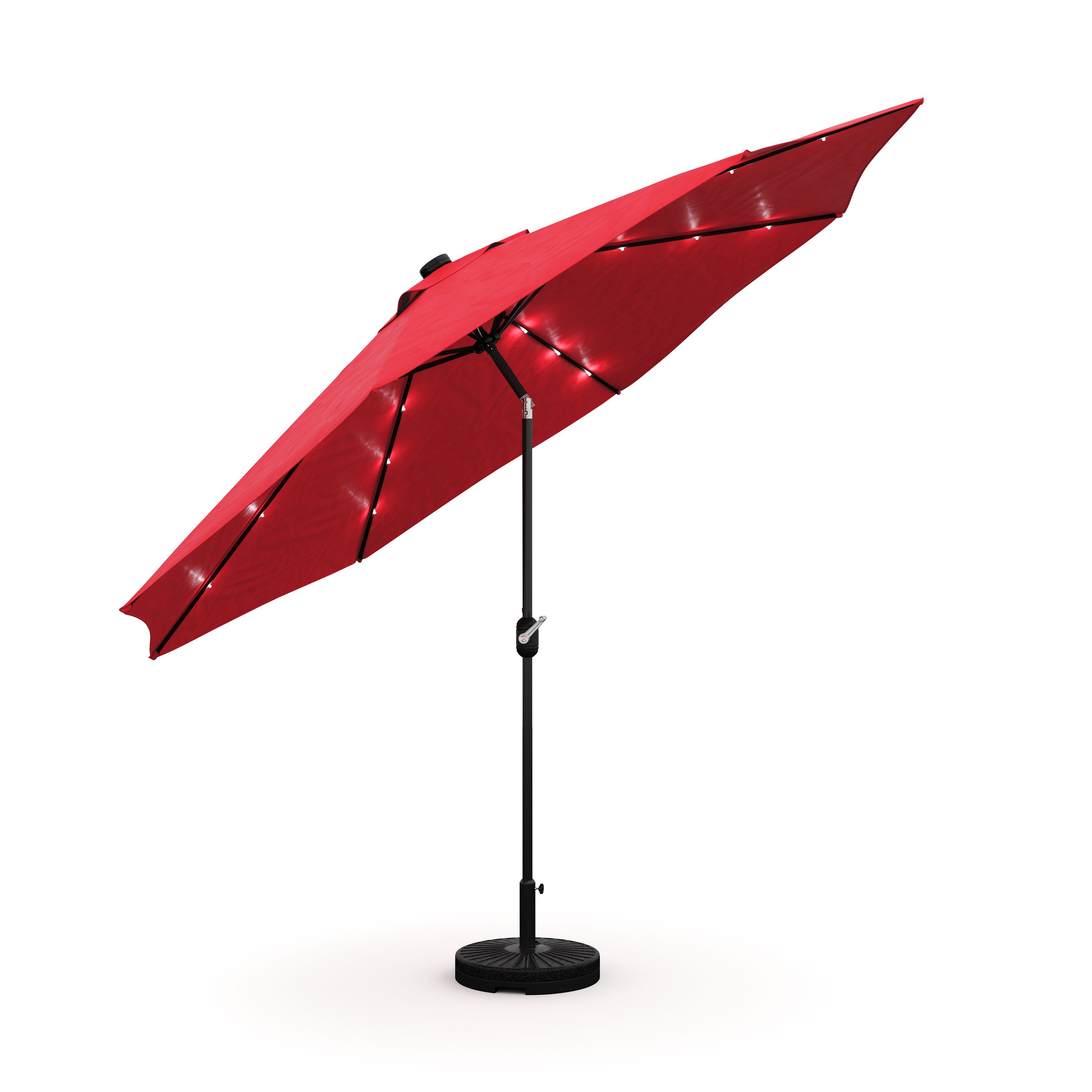 Sonnenschirm VAY mit LED 300 cm rot