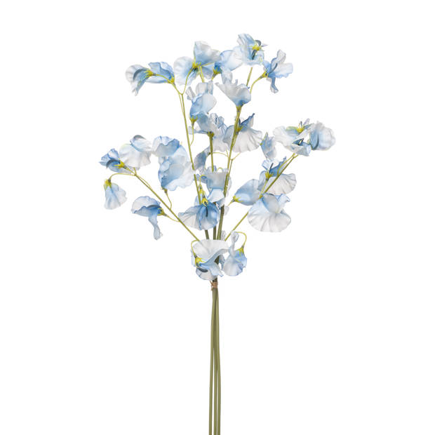 Kunstbloem Lathyrus - 58cm - blauw