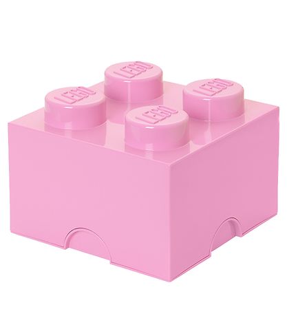LEGO? Storage Opbevaringsboks - 4 Knopper - 25x25x18 - Lyser?d