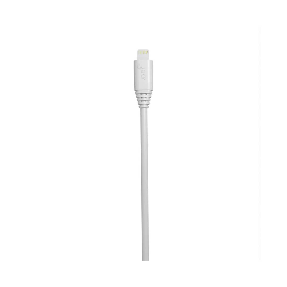 GEAR Synkkabel Lightning 2m Hvit MFI Rund Kabel