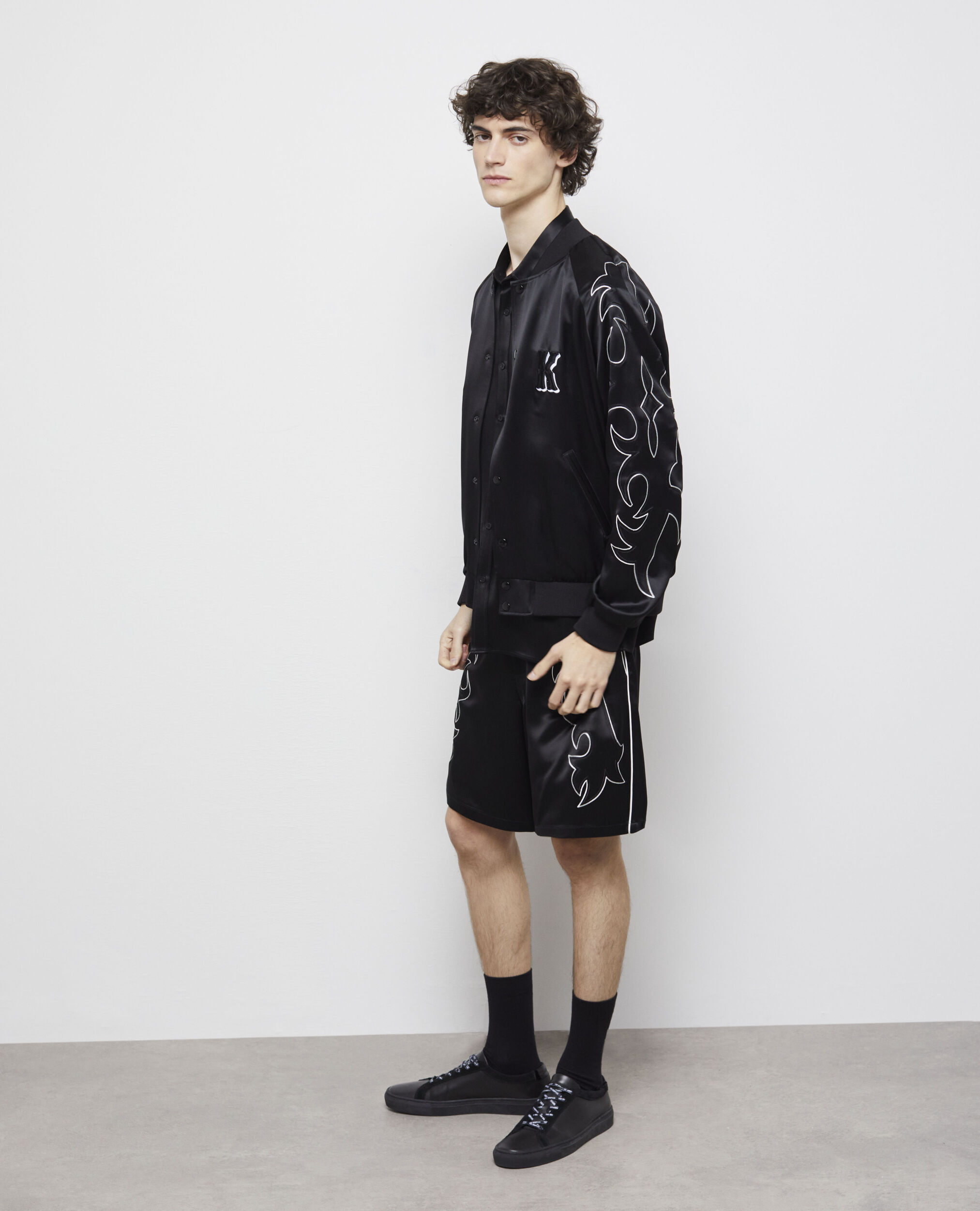 Chemise casual noire
