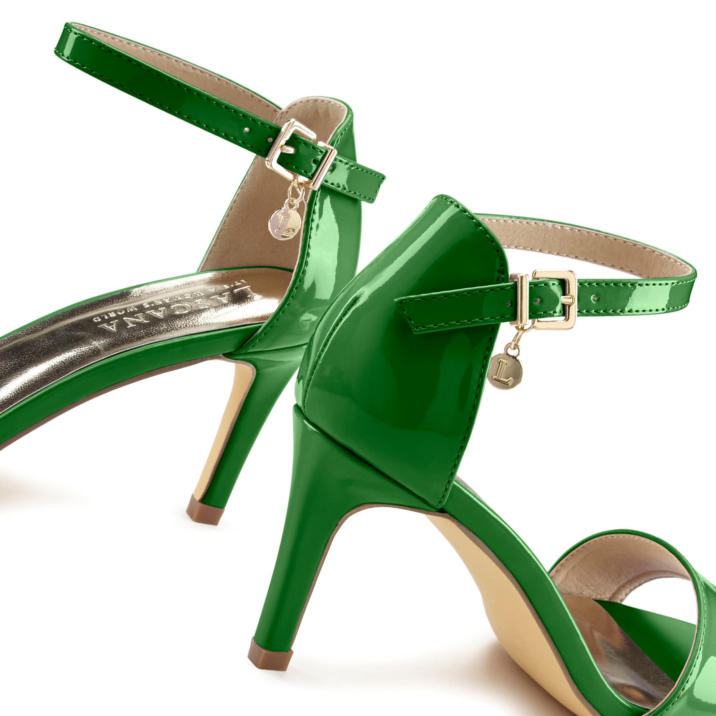 LASCANA High-Heel-Sandalette in grün