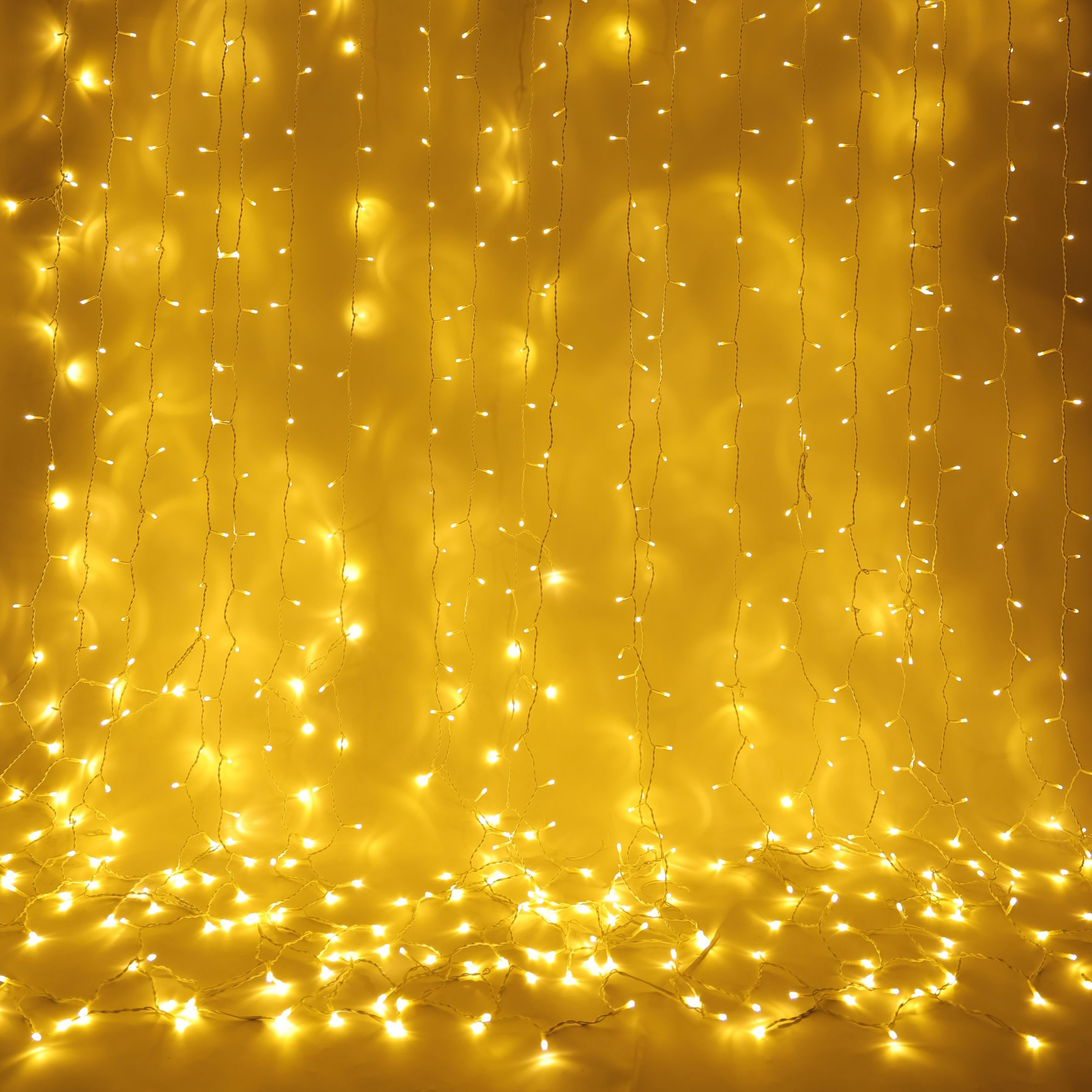 LED Lichtervorhang Indoor 120 LED's 5 m warmweiss