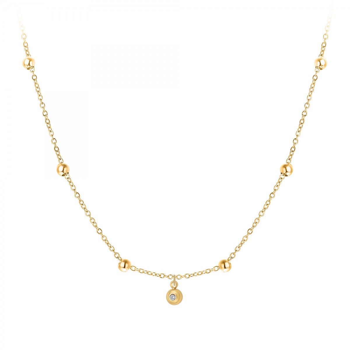 Collier par SC Bohème orné d'un véritable diamant blanc