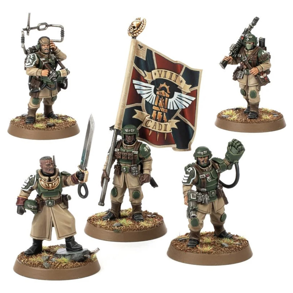 Warhammer 40K : Astra Militarum - Cadian Command Squad