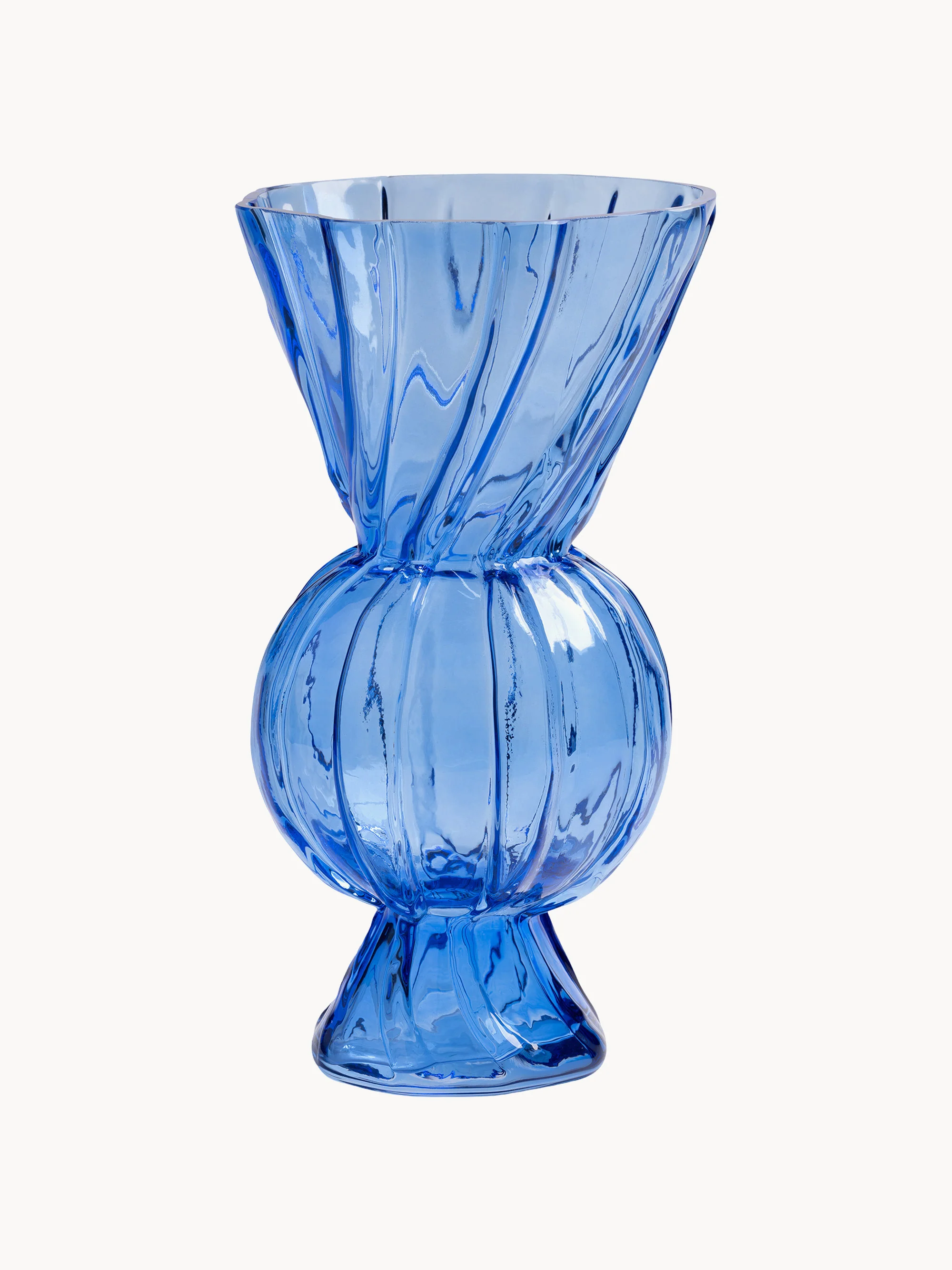 Handgemaakte vaas Rhombic, H 29 cm