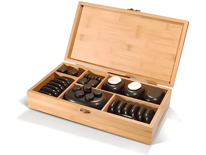 Diverse Hot Stone Massage Hot Stones 50 Stück Hot Stone Set bestehend aus 50 Steinen