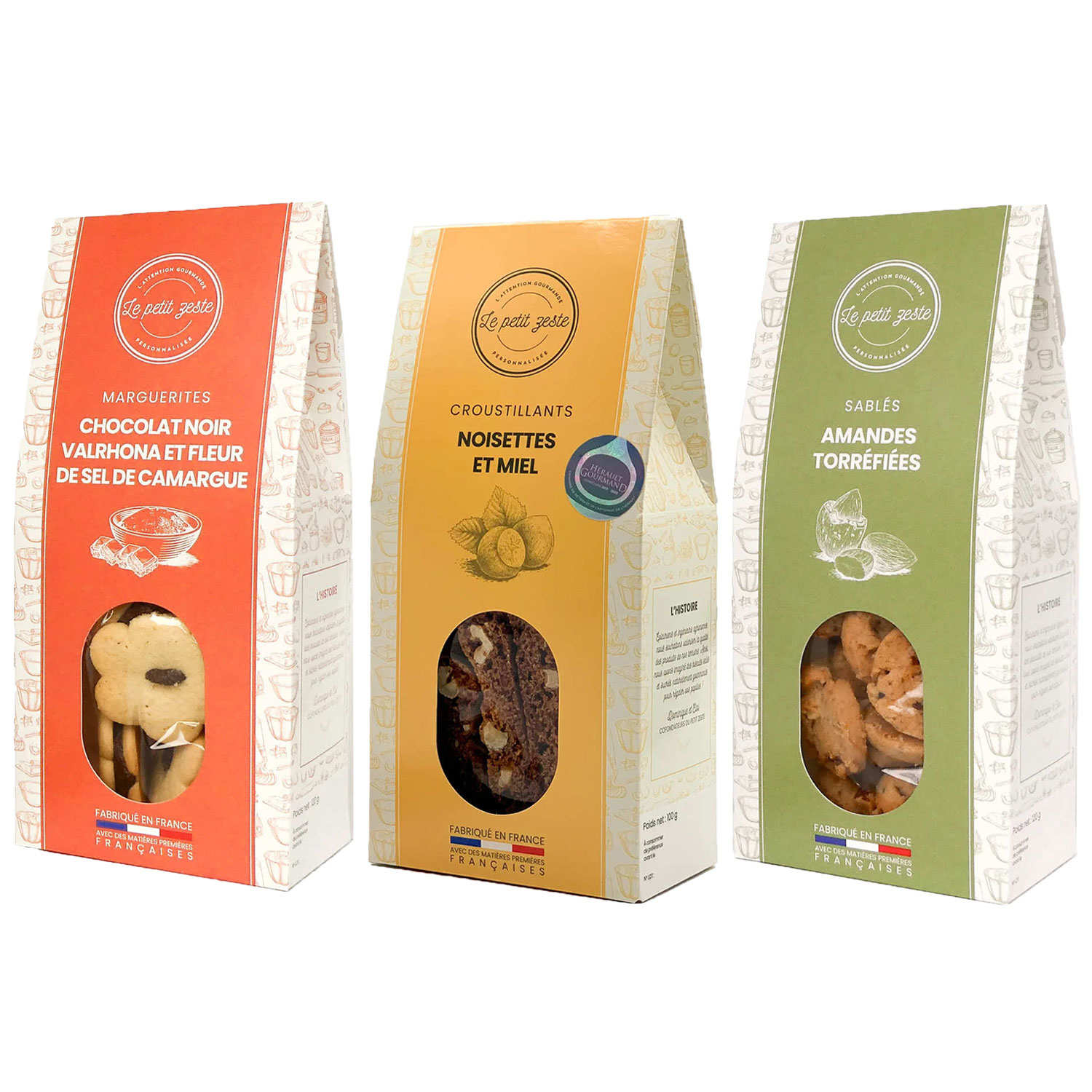Assortiment découverte de biscuits sucrés Le petit zeste