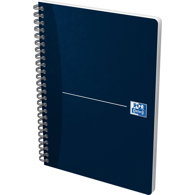 Cahier spirale Oxford Essentials 14,8 x 21 cm - grands carreaux - 180 pages